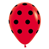 Ballon Lady Bug Dots (1st)